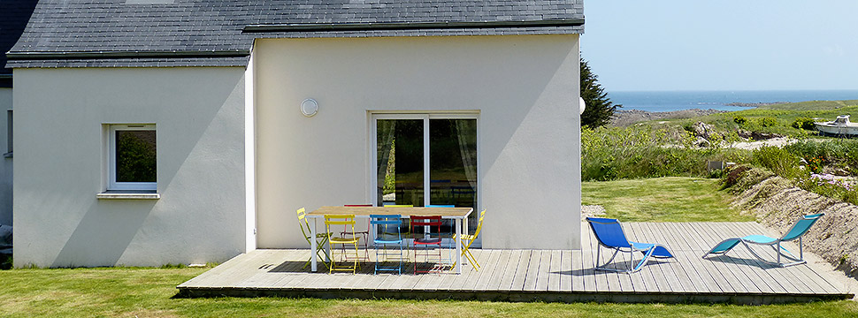 La maison de vacances location gite à l'ile de batz dans le Finistère